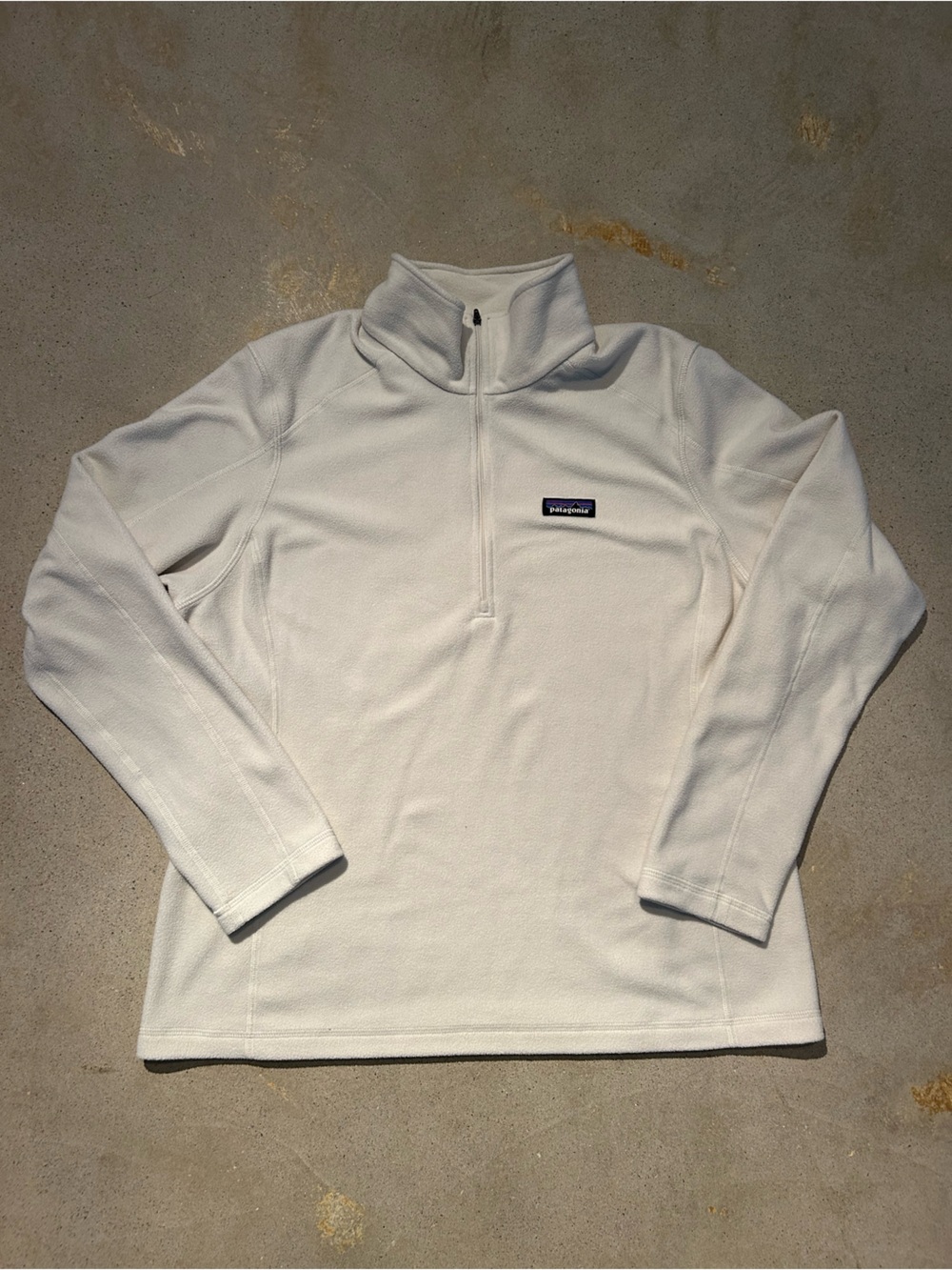 Patagonia Women’s Quarter-Zip Fleece Pullover - Off-White